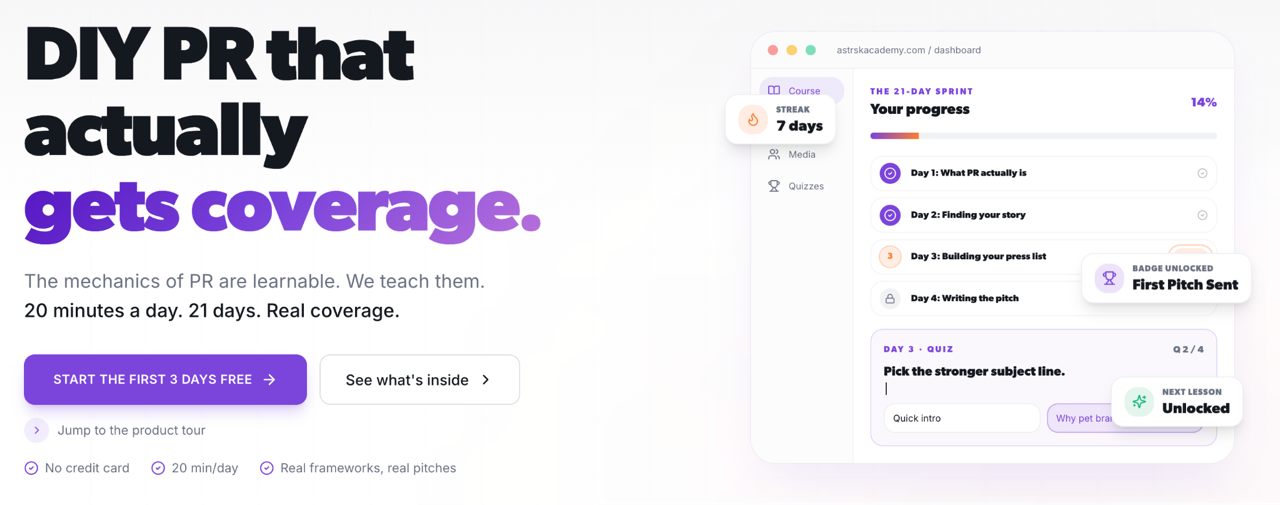 ASTRSK Launches “Academy” to Help Founders “DIY” Early-Stage PR